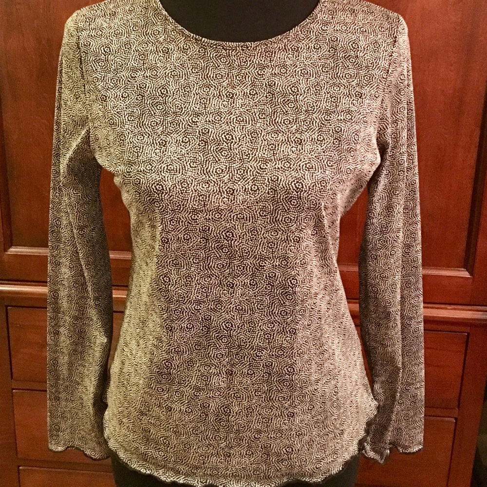 Liz Claiborne blouse w/ lining, beautiful sz M
